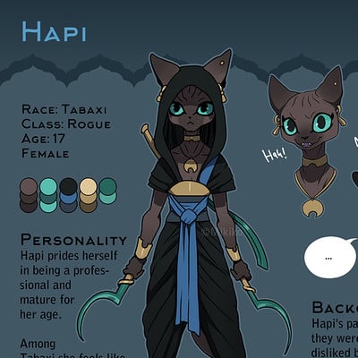 Hapi D&D charactersheet